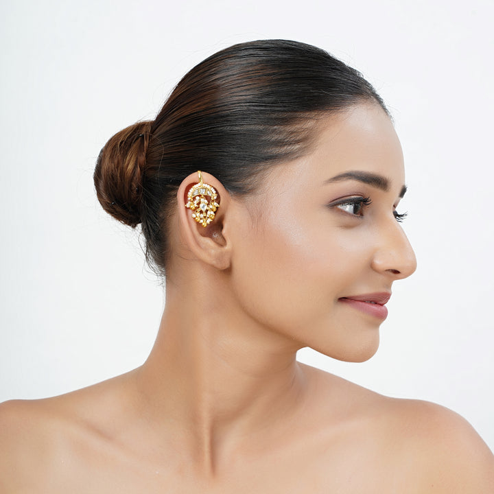22k Gold Plated Karnika Vamika Earcuff