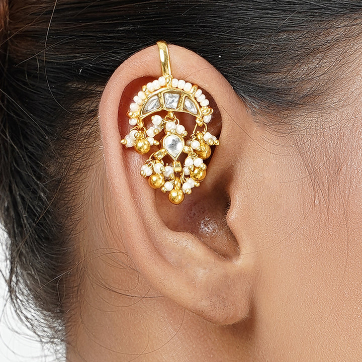 22k Gold Plated Karnika Vamika Earcuff