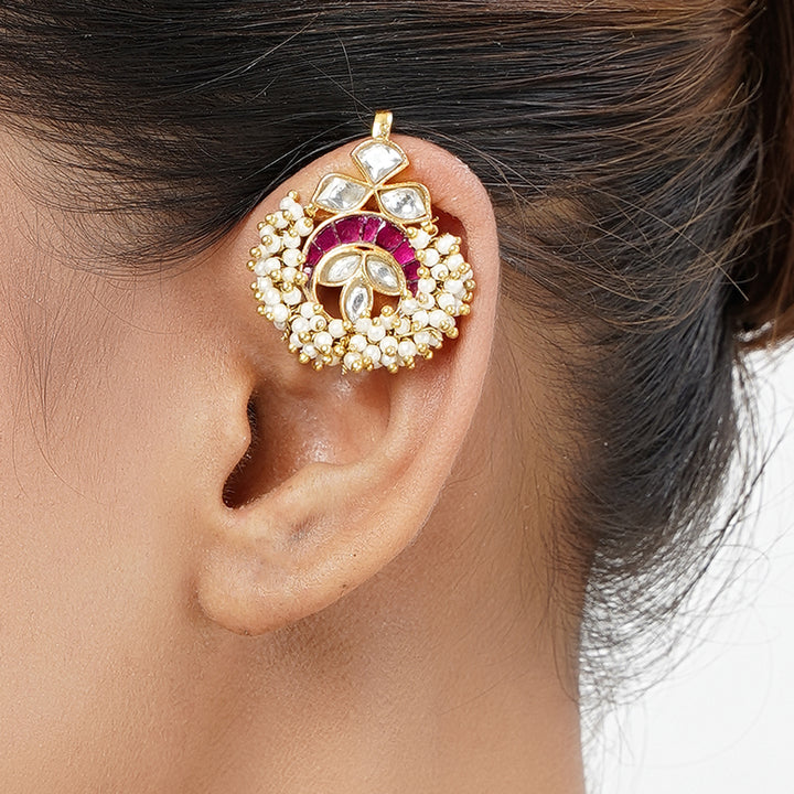 22k Gold Plated Karnika Mrinali Earcuff
