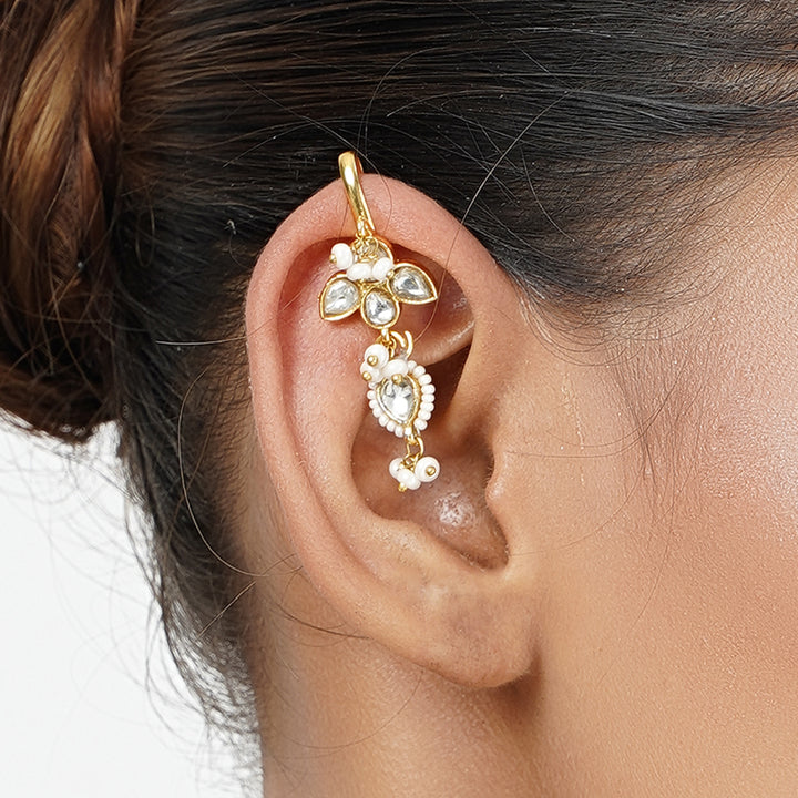 22k Gold Plated Karnika Mauree Earcuff
