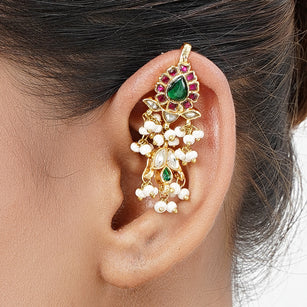 22k Gold Plated Karnika Kaira Earcuff