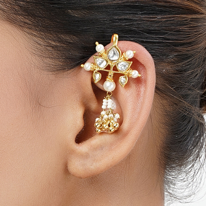 22k Gold Plated Karnika Iraaya Earcuff