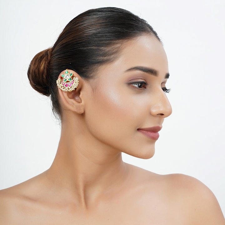 22k Gold Plated Karnika Ojasvi Earcuff