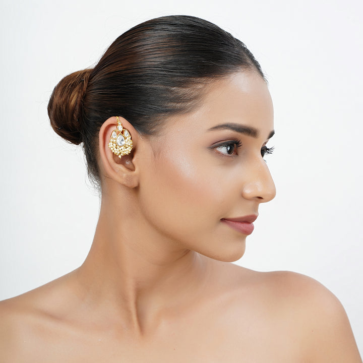 22k Gold Plated Karnika Samika Earcuff