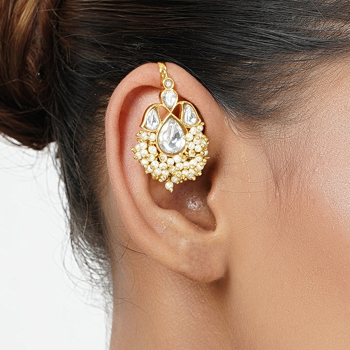 22k Gold Plated Karnika Samika Earcuff