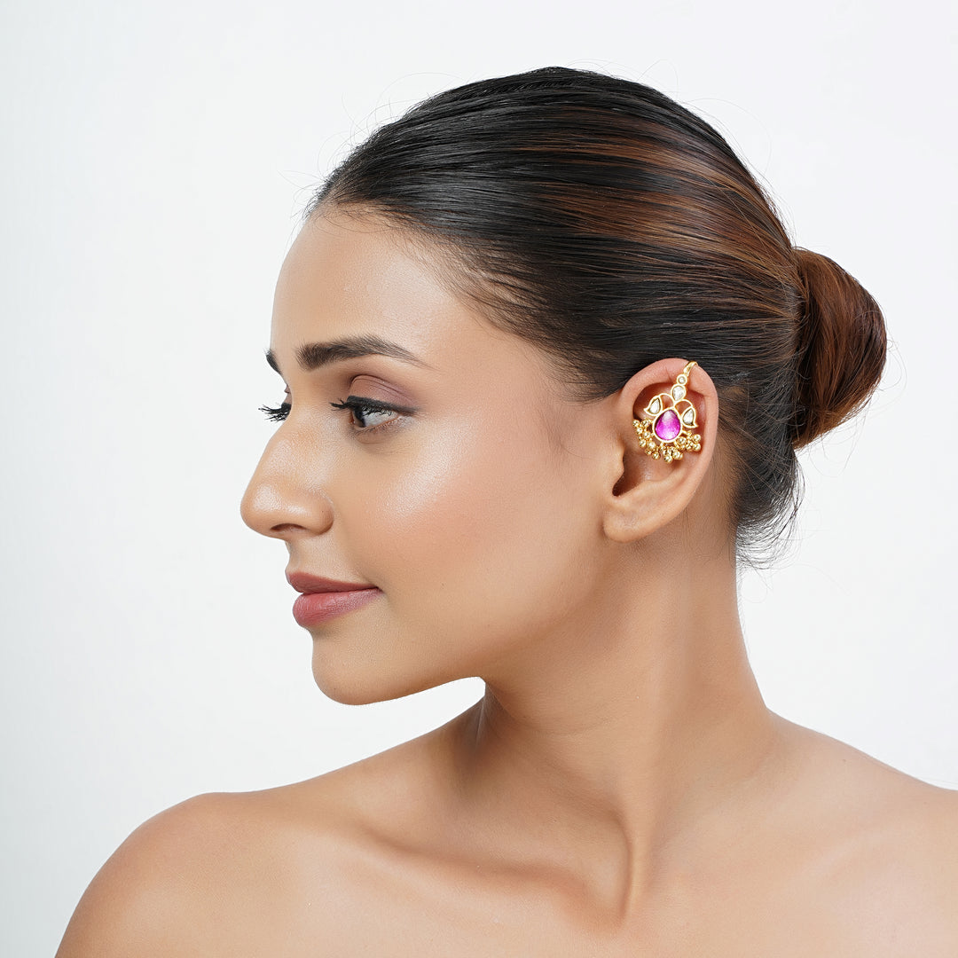 22k Gold Plated Karnika Nishka Earcuff