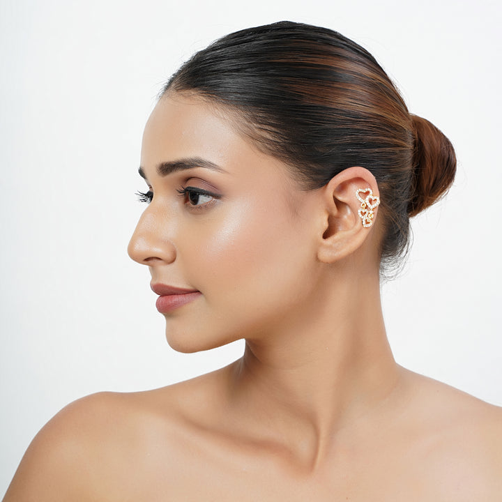 22k Gold Plated Preet Aariz Earcuff