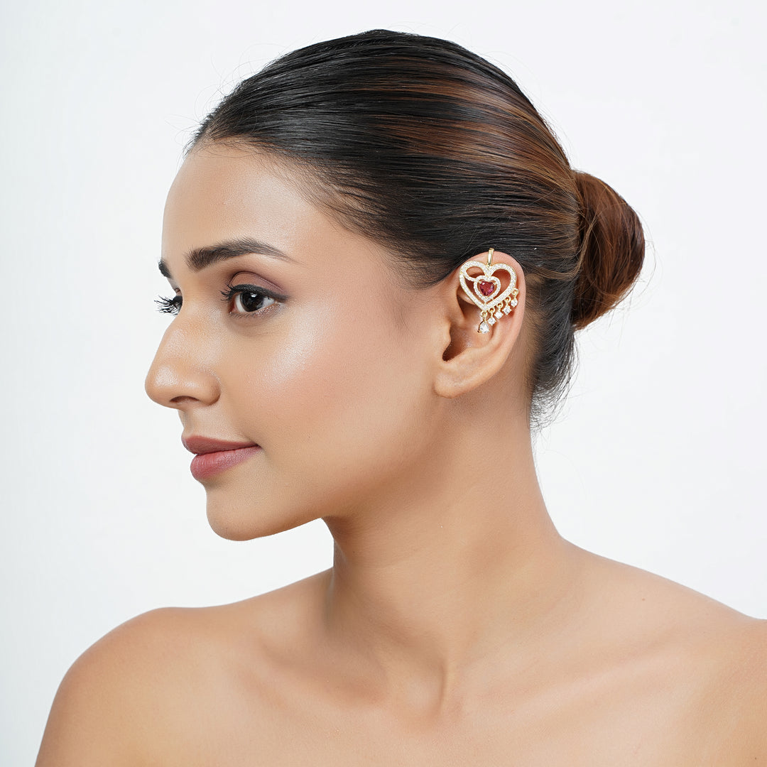 22k Gold Plated Preet Charita Earcuff