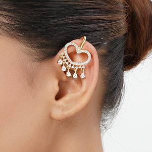 22k Gold Plated Preet Iha Earcuff