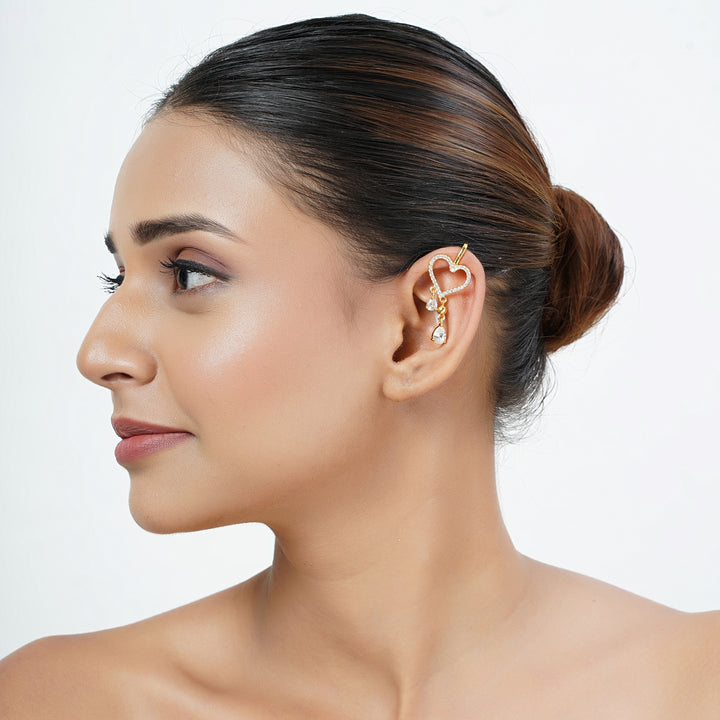 22k Gold Plated Preet Mahira Earcuff