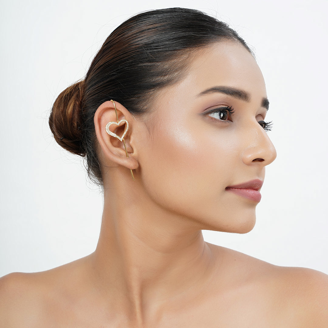 22k Gold Plated Preet Tanirika Earpin
