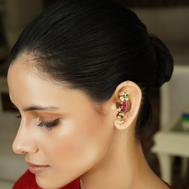 Edha 22k Gold Plated Earpin