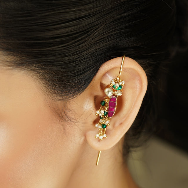 Edha 22k Gold Plated Earpin