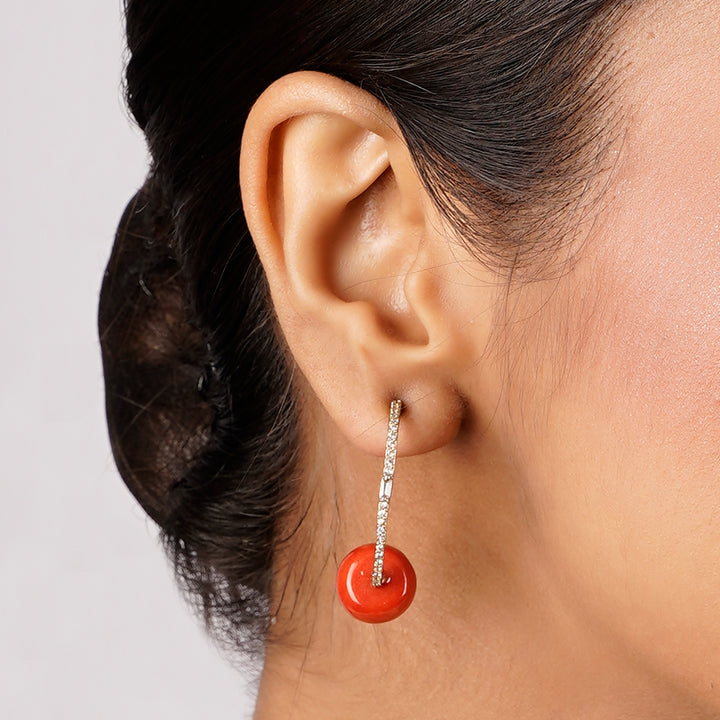 22k Gold Plated Sankranti Bhuvi Earring