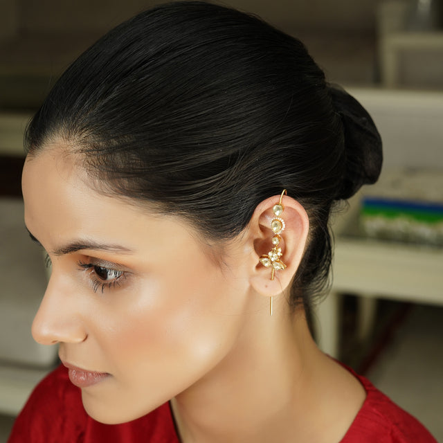 Enakshi 22k Gold Plated Earpin