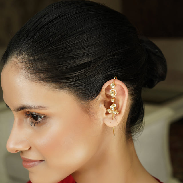 Enakshi 22k Gold Plated Earpin