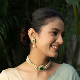 22k Gold Plated Parela Choker