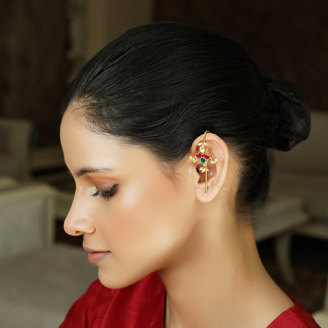 Eshma 22k Gold Plated Earpin