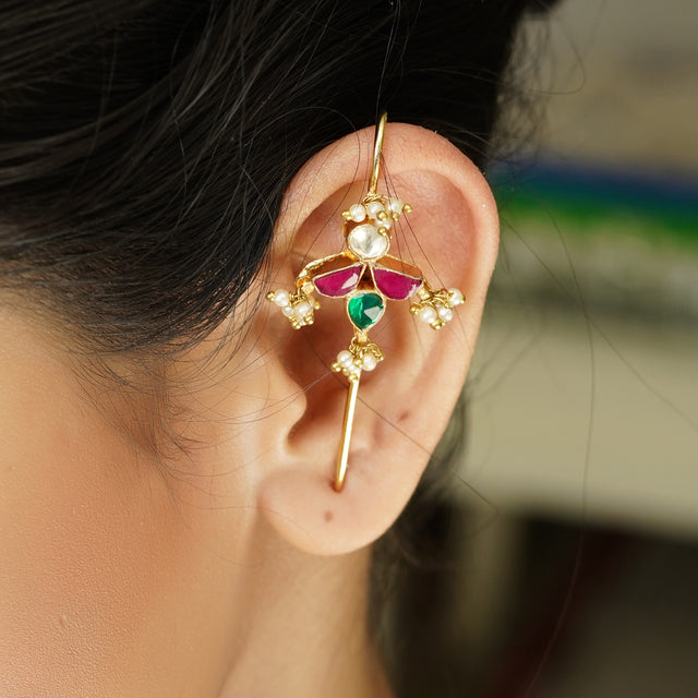 Eshma 22k Gold Plated Earpin