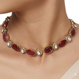 22k Gold Plated Varsha Atreyi Necklace Set