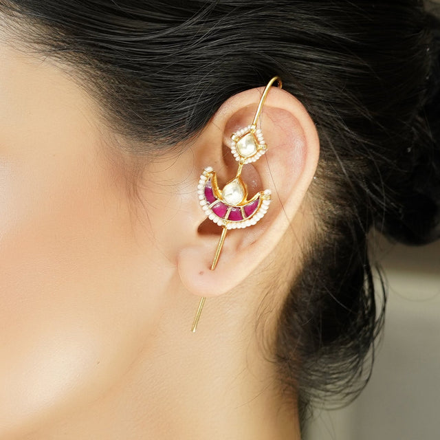 Ganavi 22k Gold Plated Earpin