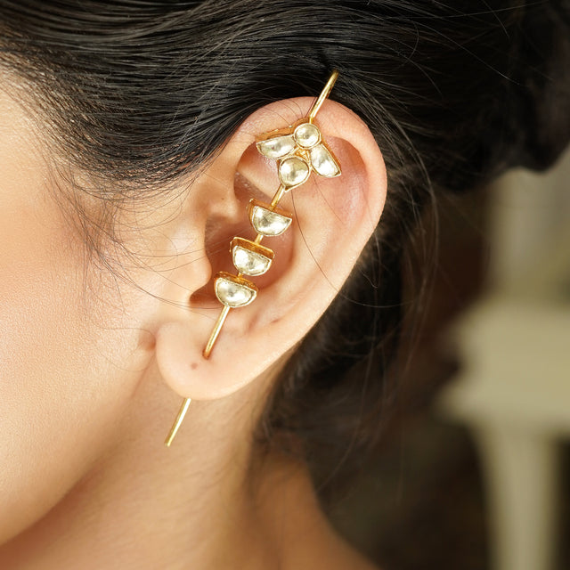 Gangika 22k Gold Plated Earcuff