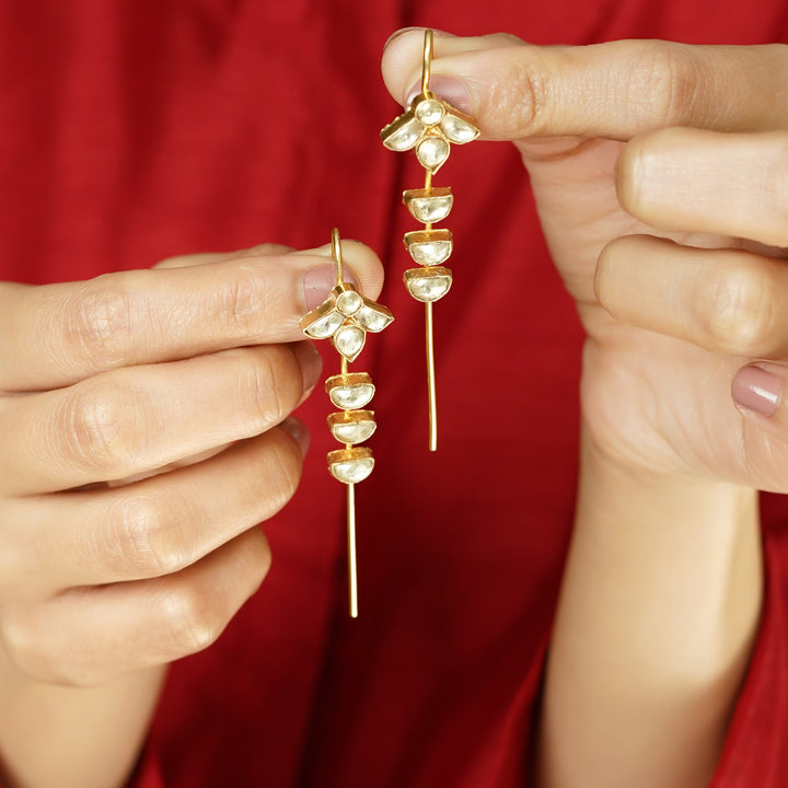 Gangika 22k Gold Plated Earpin
