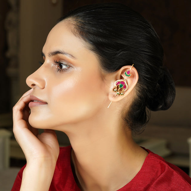 Gamya 22k Gold Plated Earpin