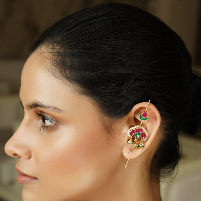 Gamya 22k Gold Plated Earpin