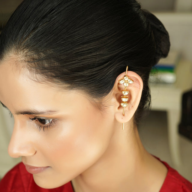 Gangika 22k Gold Plated Earcuff