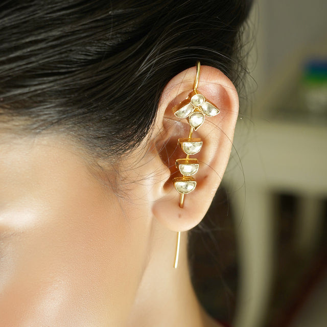 Gangika 22k Gold Plated Earcuff