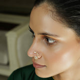 Namya 22k Gold Plated Nosepin (Clip On)