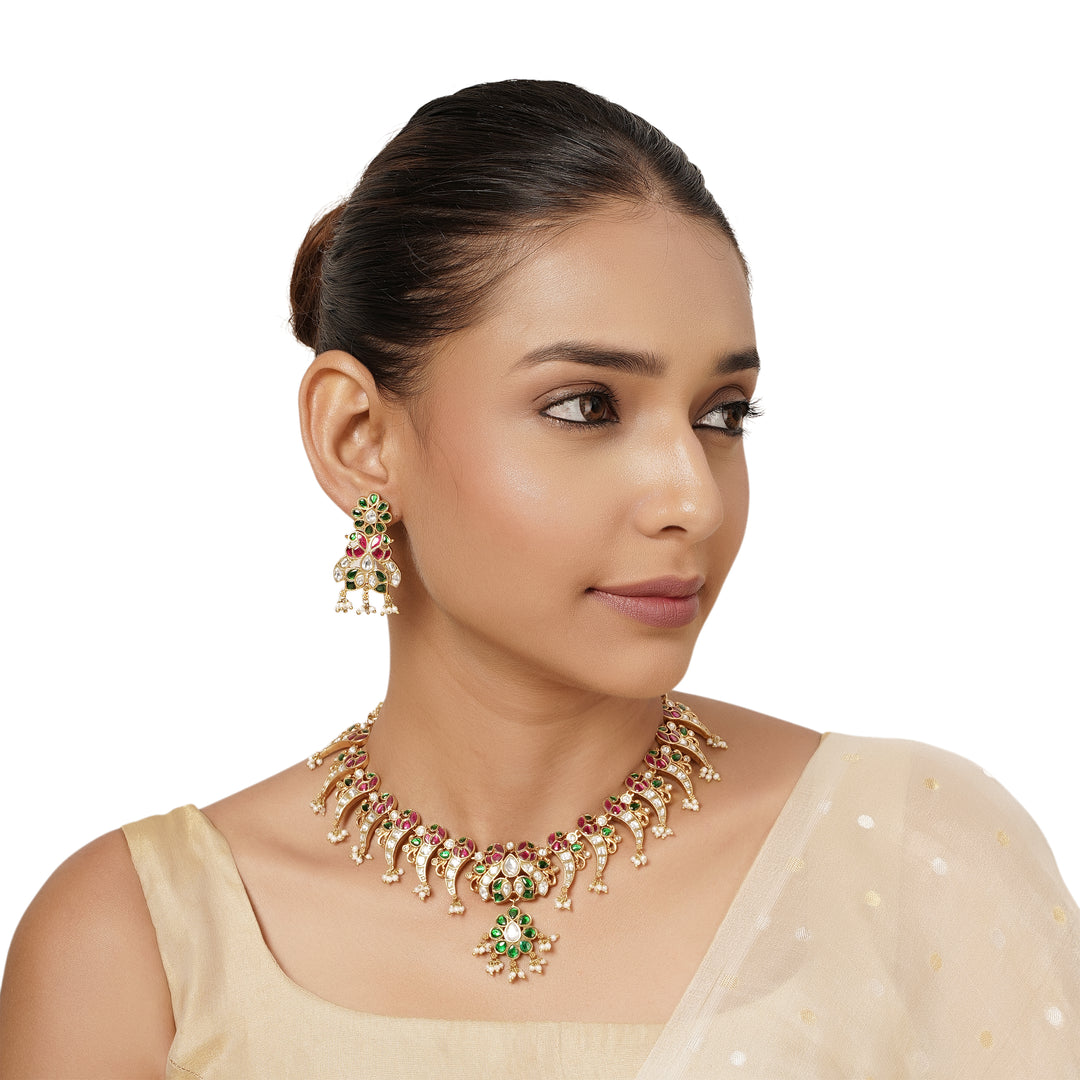 Mrigakshi Necklace Set
