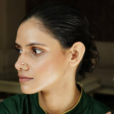 Namya 22k Gold Plated Nosepin (Clip On)