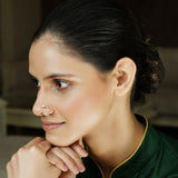 Namya 22k Gold Plated Nosepin (Clip On)