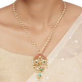 22k Gold Plated Varsha Charusheela Pendant Set