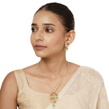 22k Gold Plated Varsha Charusheela Pendant Set