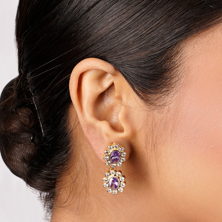 22k Gold Plated Sankranti Iravati Earring