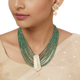 22k Gold Plated Varsha Darshika Necklace Set
