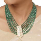 22k Gold Plated Varsha Darshika Necklace Set