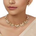 22k Gold Plated Varsha Devangi Necklace Set