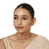 22k Gold Plated Varsha Devangi Necklace Set