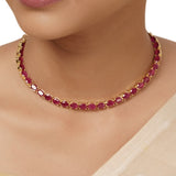22k Gold Plated Varsha Hansini Necklace Set