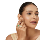 22k Gold Plated Varsha Sanjali Ring