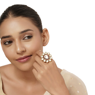 22k Gold Plated Varsha Tanushree Ring