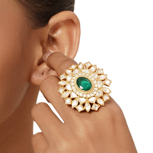 22k Gold Plated Varsha Trisha Ring
