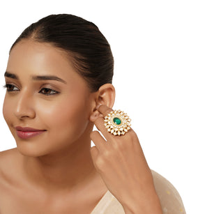 22k Gold Plated Varsha Trisha Ring