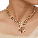 22k Gold Plated Varsha Janaki Necklace Set