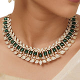 22k Gold Plated Varsha Juhi Necklace Set