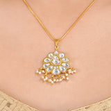 22k Gold Plated Jasmit Necklace Set